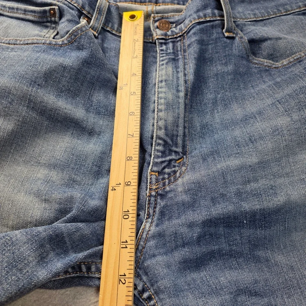 Levis‎ 505 Regular Fit Jeans Mens Blue 38x34 Straight Leg Medium Wash